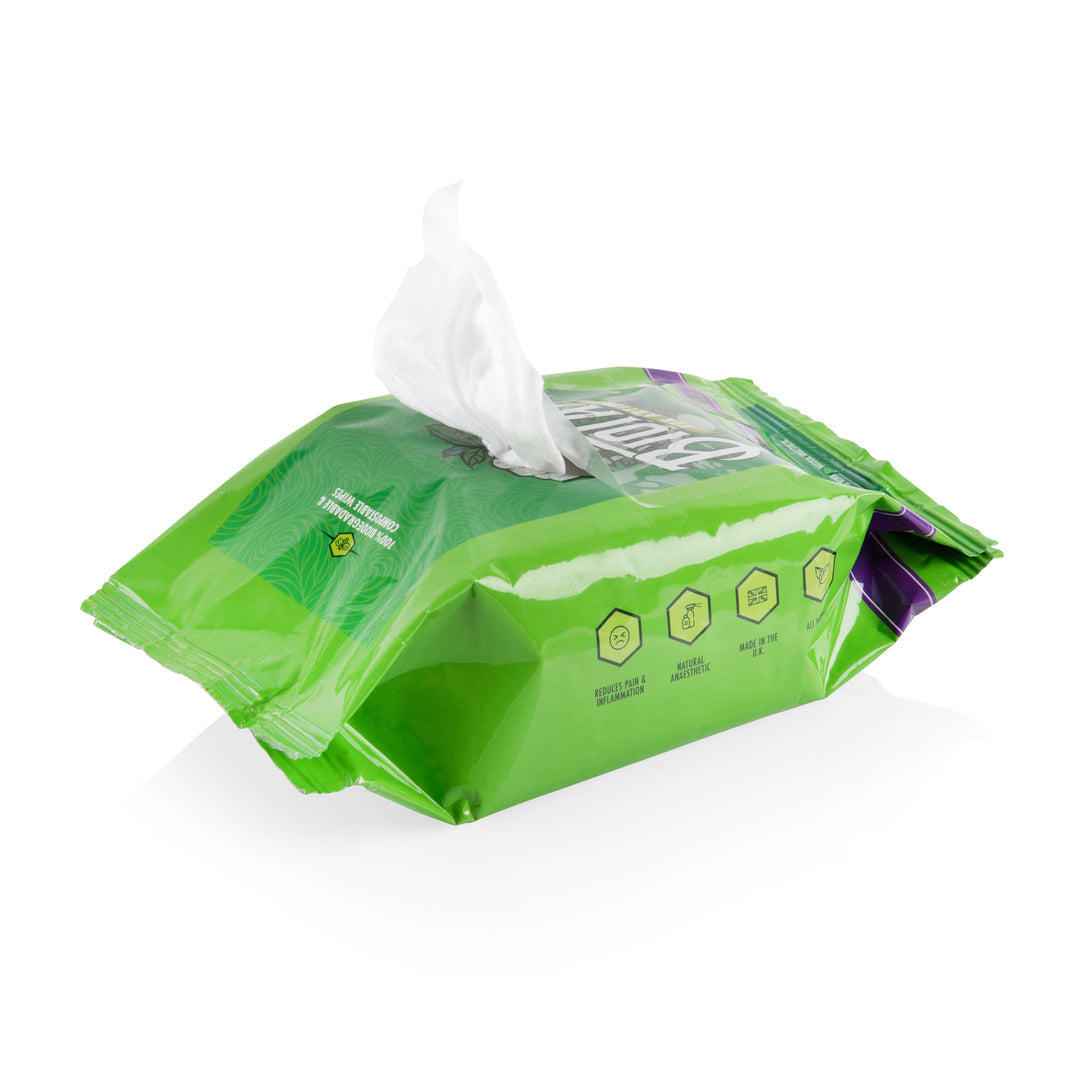 Biotat Numbing Green Soap Wipes Pack 40