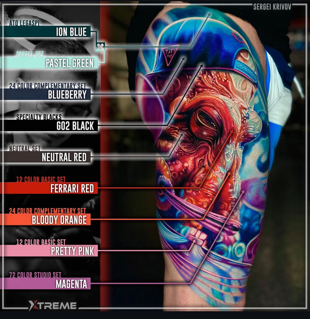 Xtreme Ink RC Ato Legaspi's Realism Colour Set 15 x 30ml