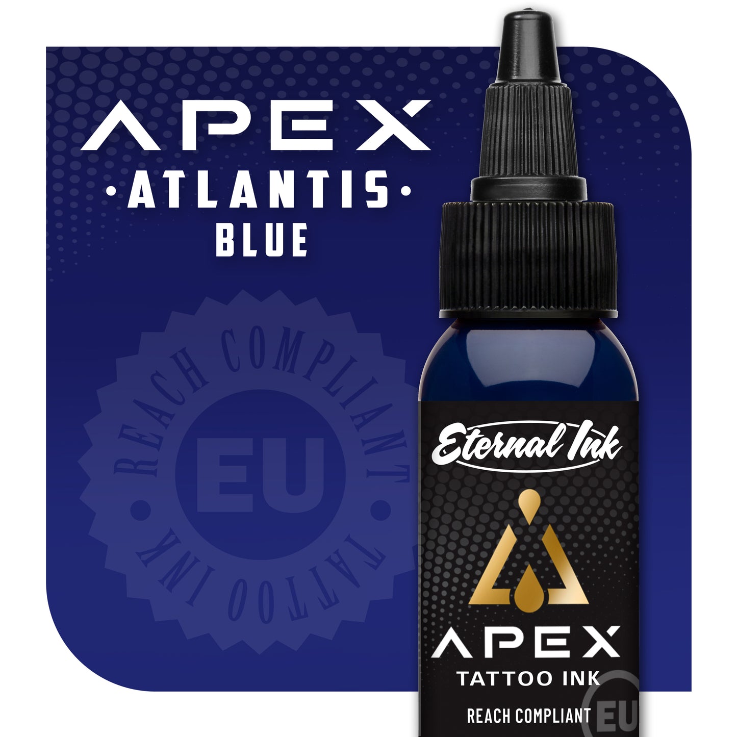 ETERNAL INK - Tattoo Ink - APEX - Atlantis | Blue 30ml Clearance 30% Off