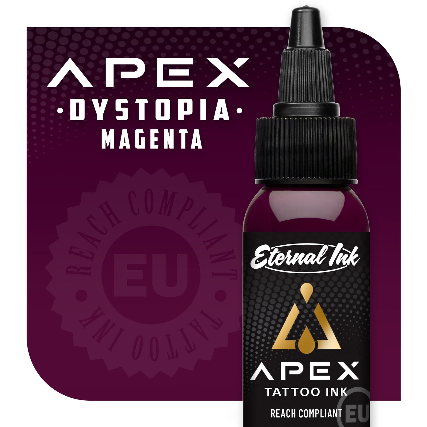 ETERNAL INK - Tattoo Ink - APEX - Dystopia | Magenta 30ml Clearance 30% Off