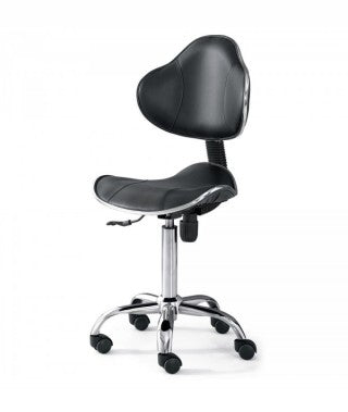Chromatic Rotary Stool With Adjustable Backrest