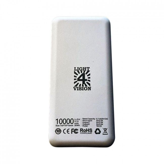 Light4Vision - Power Bank - 10000 mAh Clearance Price 50% Discount