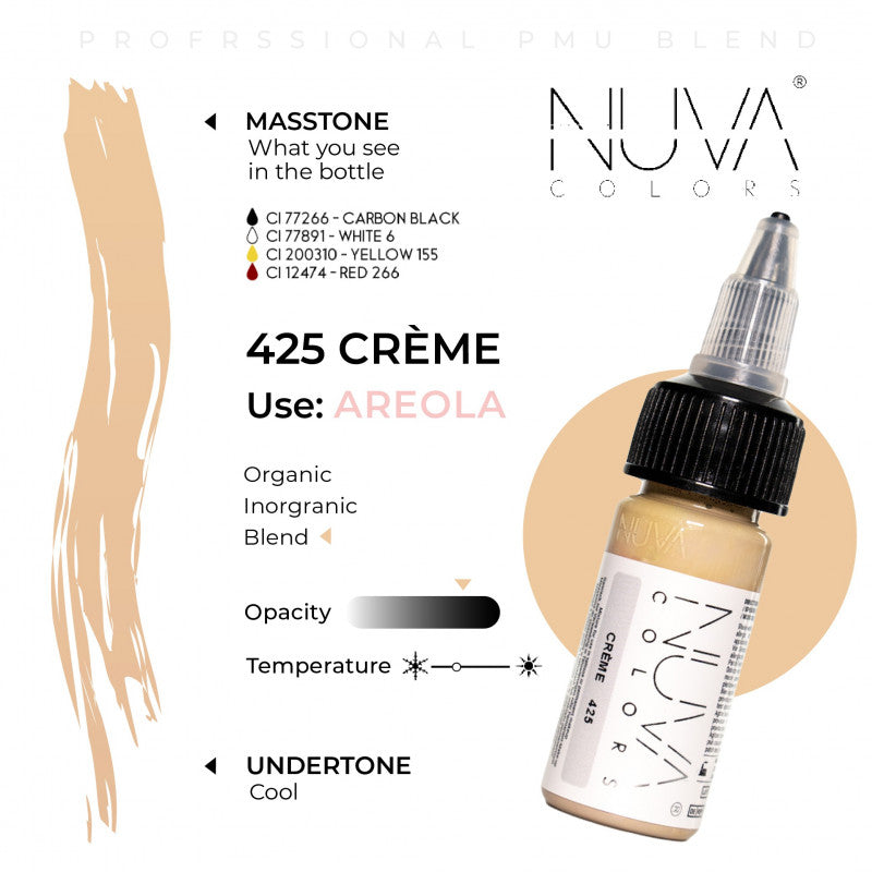 Nuva Colors 360 Areola Collection 425 Creme RC 15ml (1/2oz)