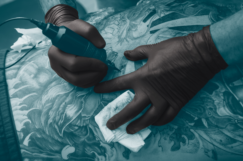 Unigloves Biotouch Bioderadable Nitrile Gloves Black