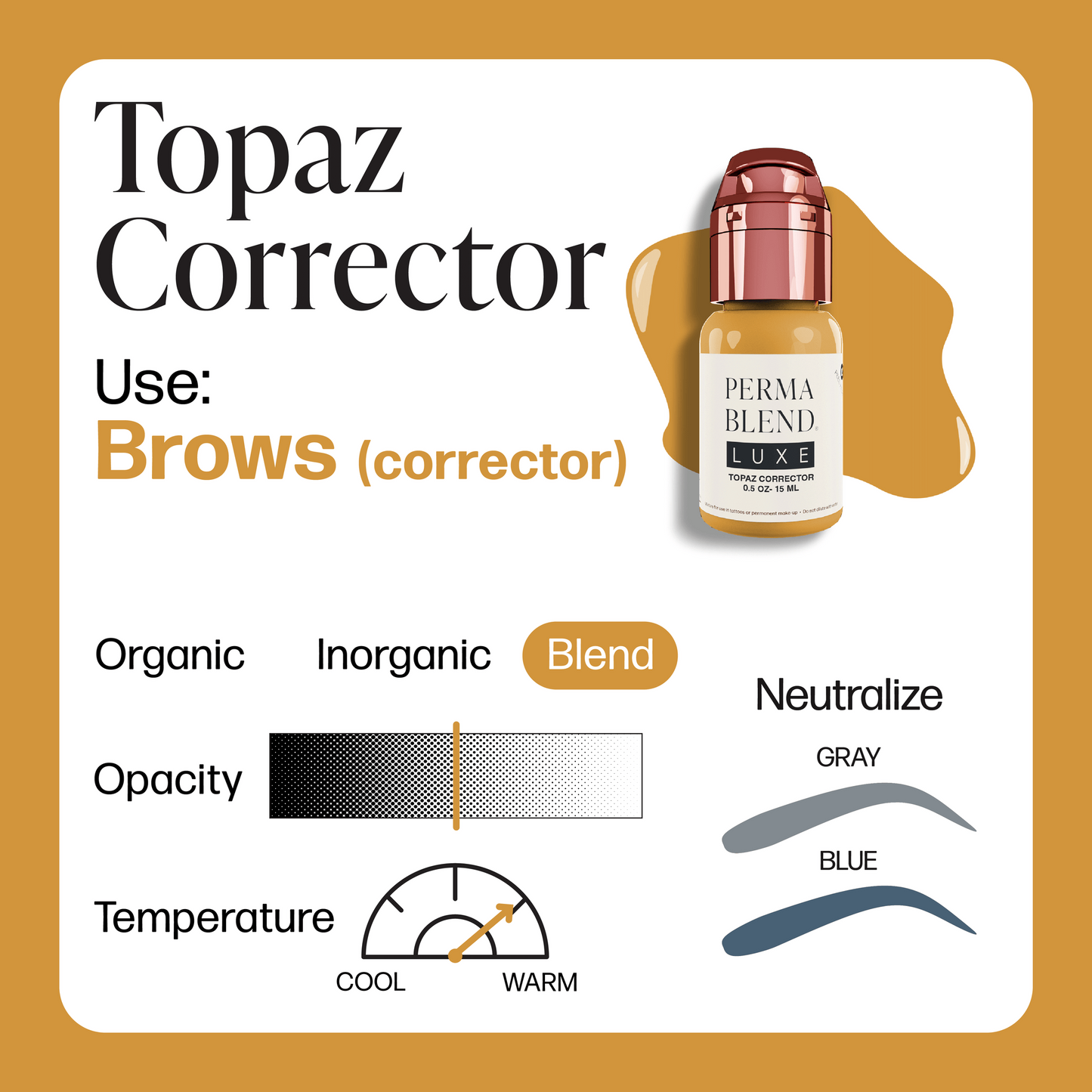 Perma Blend Luxe Topaz Corrector 15ml