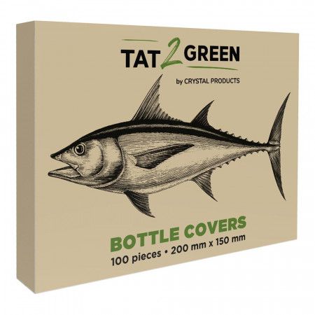 Tat2Green Bottle Covers Black Box of 100