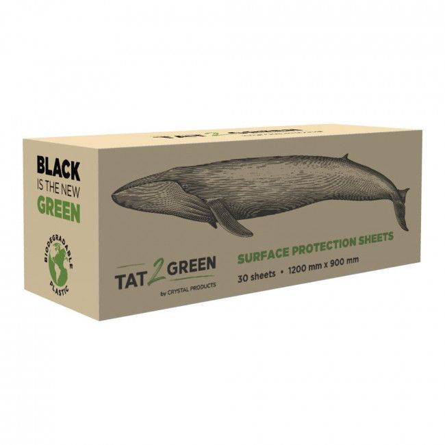 Tat2Green Surface Protection Sheets - Black - 1200mm x 900mm - Box of 30