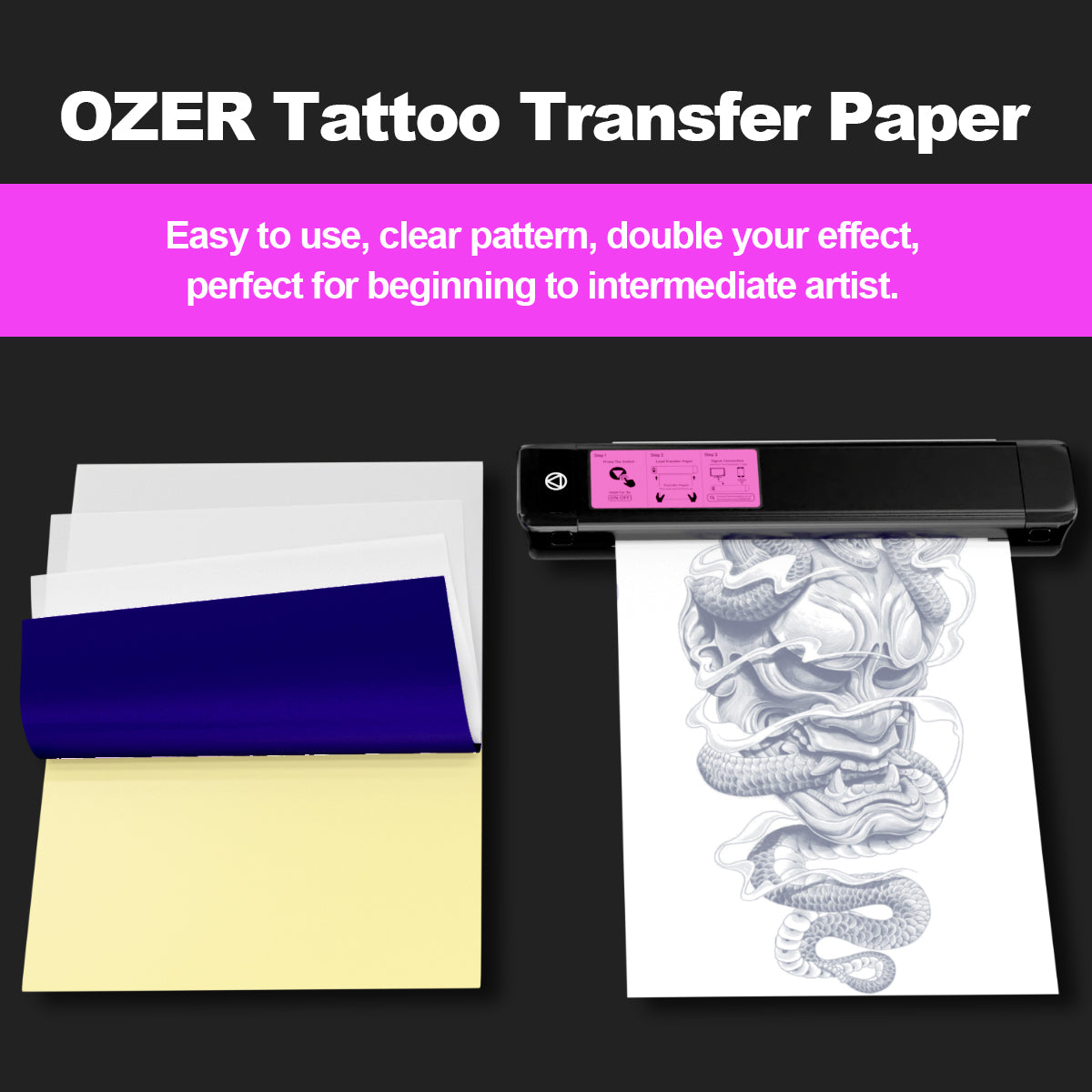 Ozer M Thermal Transfer Paper 8.4 x 12.1" (50 Sheets)
