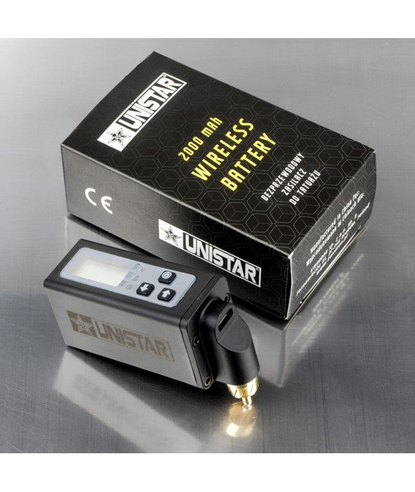 Unistar Wireless Power Supply for tattoo machines 2000mAh