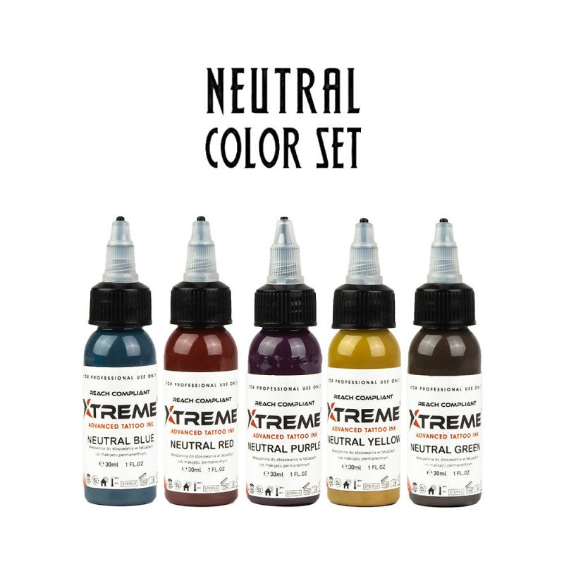 Xtreme Ink RC Neutral Colour Set 5 x 30ml