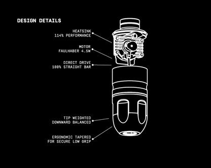 Musotoku Mercury M-1 Tattoo Machine with Battery