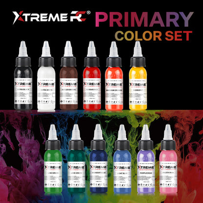 Xtreme Ink RC Primary Colour Set 12 x 30ml