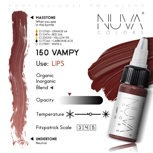 Nuva Colors 360 Lip Collection 150 Vampy RC 15ml (1/2oz)