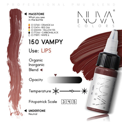 Nuva Colors 360 Lip Collection 150 Vampy RC 15ml (1/2oz)