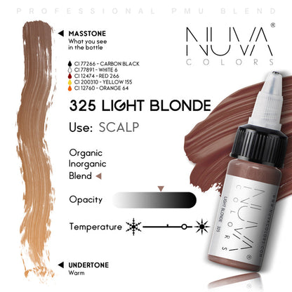 Nuva Colors 360 SMP Collection 325 Light Blonde SMP RC 15ml (1/2oz)