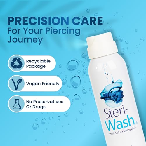 Steri-Wash® Sterile Saline Piercing Spray Mist 3oz (90ml) case of 25