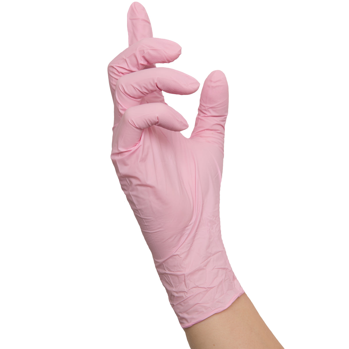 Nitras Medical Pink Wave Gloves Nitrile