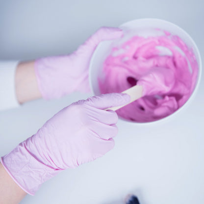 Nitras Medical Pink Wave Gloves Nitrile