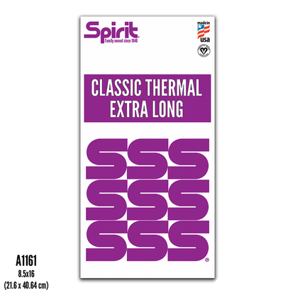 ReproFX Spirit Classic Thermal Transfer Paper (Certified Vegan) Extra Long 8.5 x 16" (20)