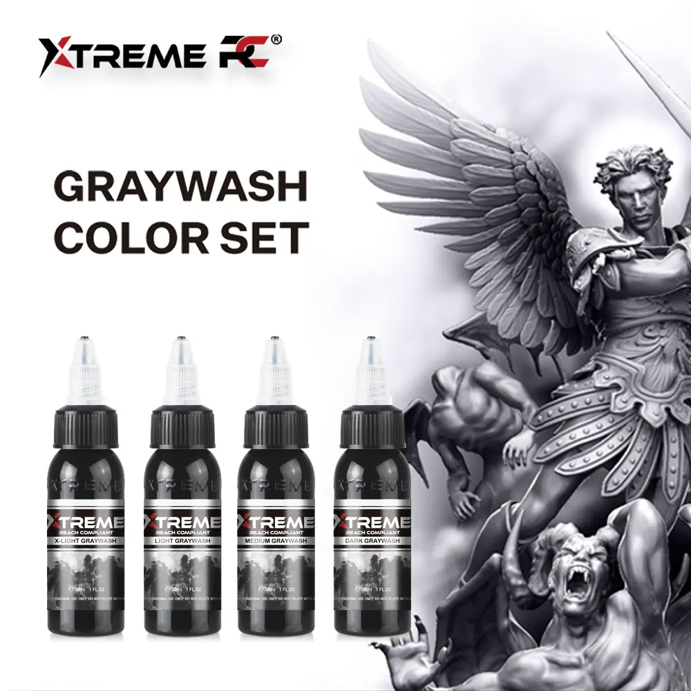 Xtreme Inks RC Greywash Set 4 x 30ml