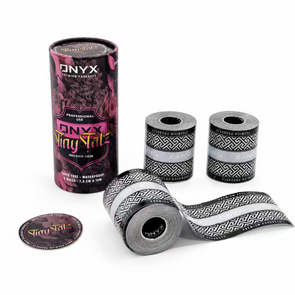 Onyx Second Skin Tiny Tatz 7.5cm x 10m (2 pieces)