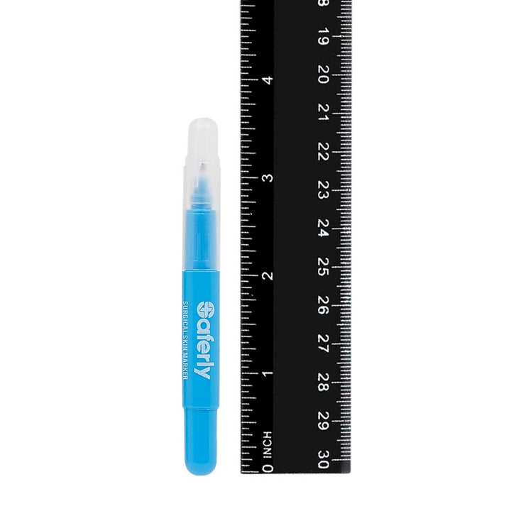 Saferly Fine Tip Surgical Skin Marker White or Purple