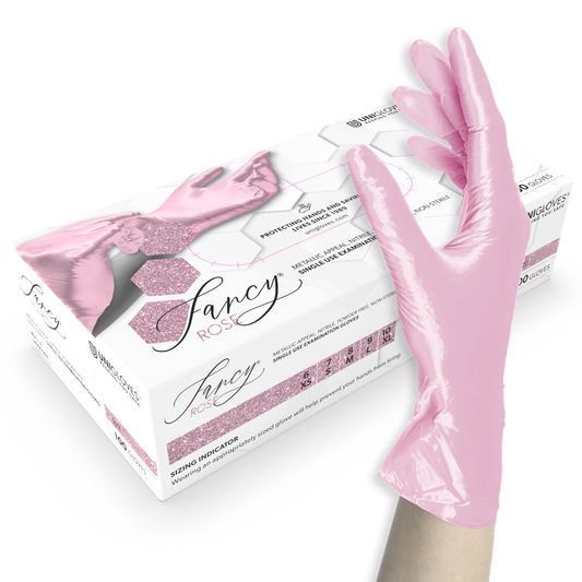 Unigloves Nitrile Gloves Fancy Rose 100pcs