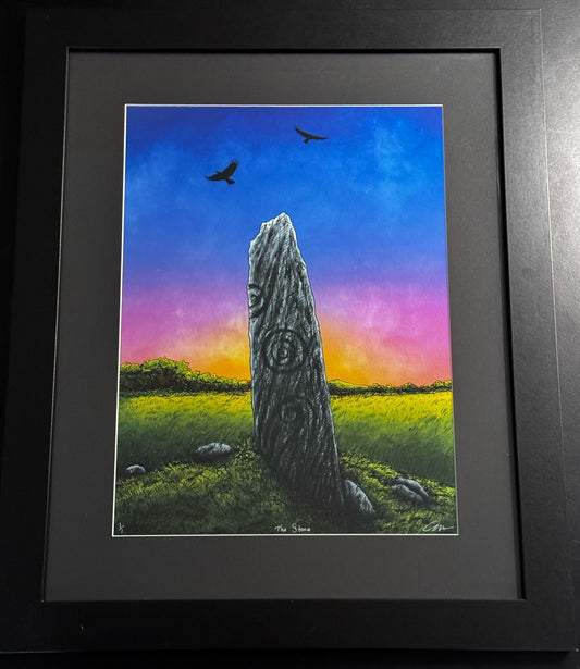 Dabulga Design Framed A3 Art Print 'The Stone'