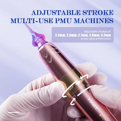 Dragonhawk Mast P60 Wireless Tattoo Machine Adjustable Stroke PMU