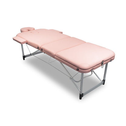 Aluminium Couch/Massage Table Pink