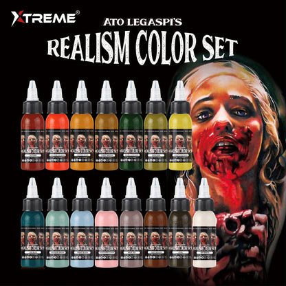 Xtreme Ink Ato Legaspi's Realism Colour Set 15x30ml Reach 2023