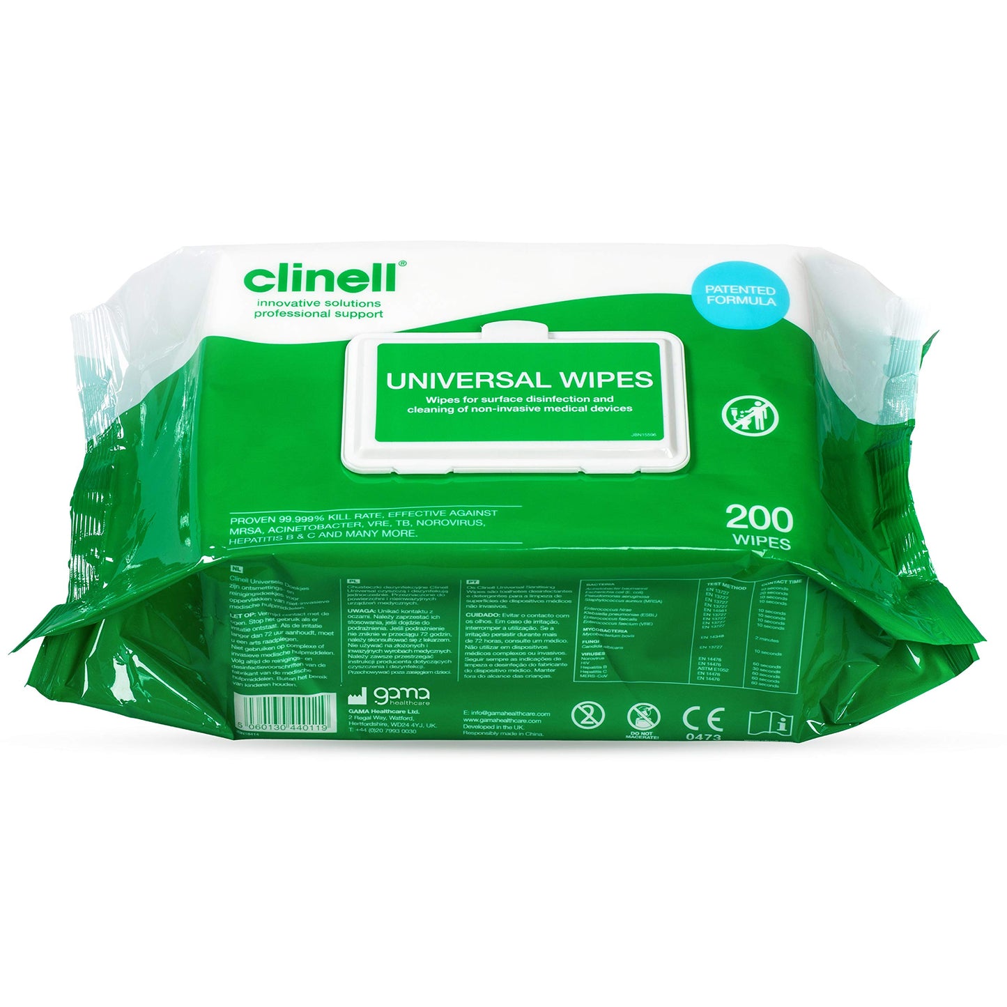 Clinell Surface Disinfectant Wipes (100)