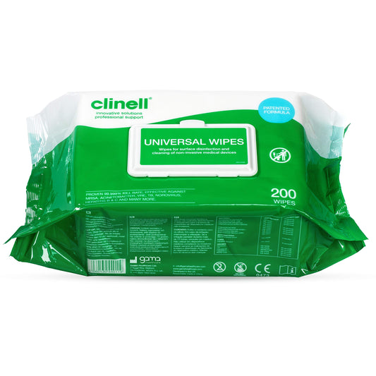 Clinell Surface Disinfectant Wipes (100)