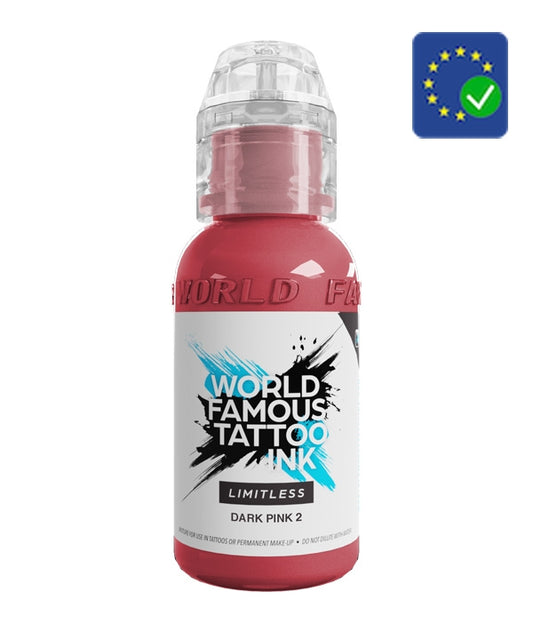 World Famous Limitless Tattoo Ink Dark Pink 2 (30ml)