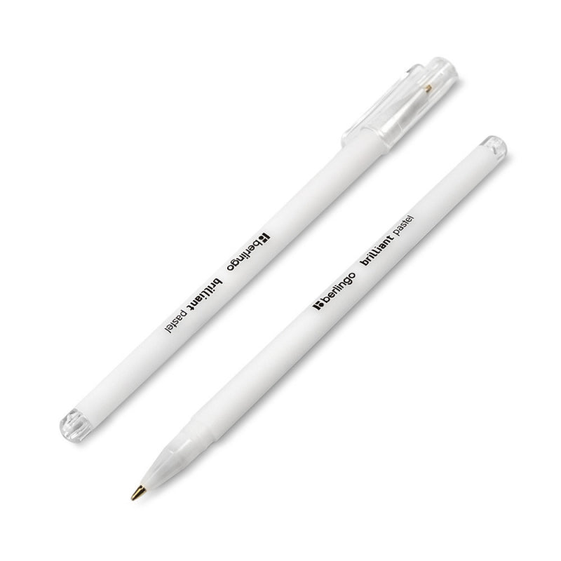 Gel Pen Berlingo Brilliant Pastel - White