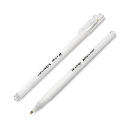 Gel Pen Berlingo Brilliant Pastel - White