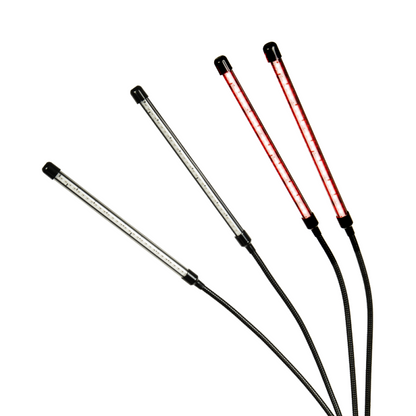 Infrared lamp with 4 panels