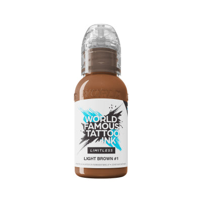 World Famous Limitless Tattoo Ink Light Brown 1 (30ml)