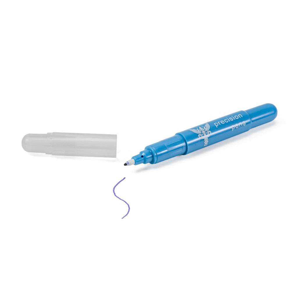 Saferly Fine Tip Surgical Skin Marker White or Purple