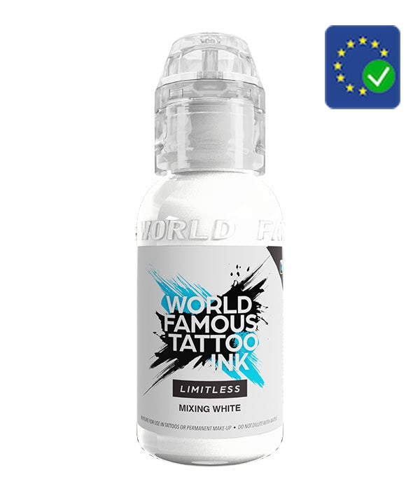 World Famous Limitless Tattoo Ink Mixing White (30ml)