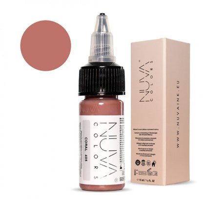 Nuva Colors 360 Areola Collection 405 Coral RC 15ml (1/2oz)
