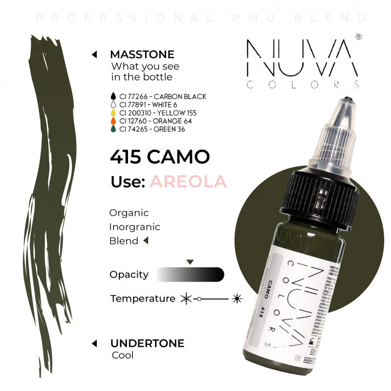 Nuva Colors 360 Areola Collection 415 Camo RC 15ml (1/2oz)
