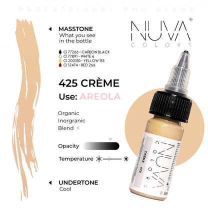 Nuva Colors 360 Areola Collection 425 Creme RC 15ml (1/2oz)