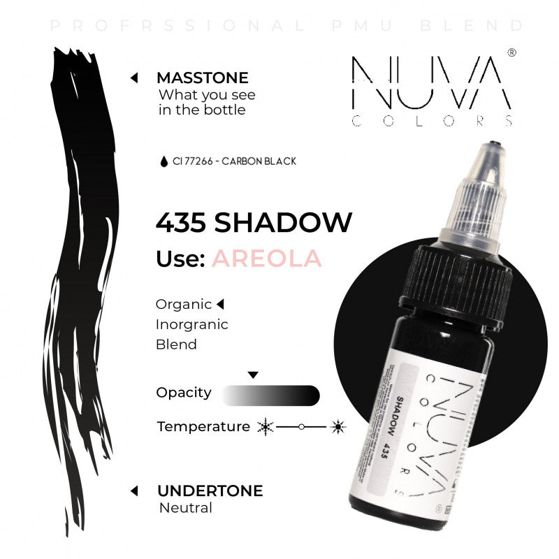 Nuva Colors 360 Areola Collection 435 Shadow RC 15ml (1/2oz)