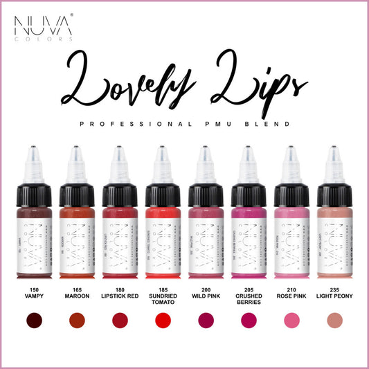 Nuva Colors 360 Lip Collection RC Set 8 x 15ml (1/2oz)
