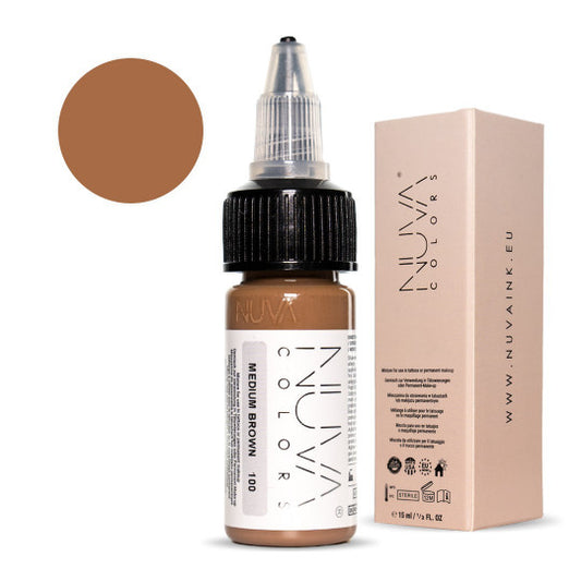 Nuva Colors 100 Medium Brown 15ml (1/2oz)