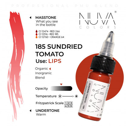 Nuva Colors 185 Sundried Tomato 15ml (1/2oz)