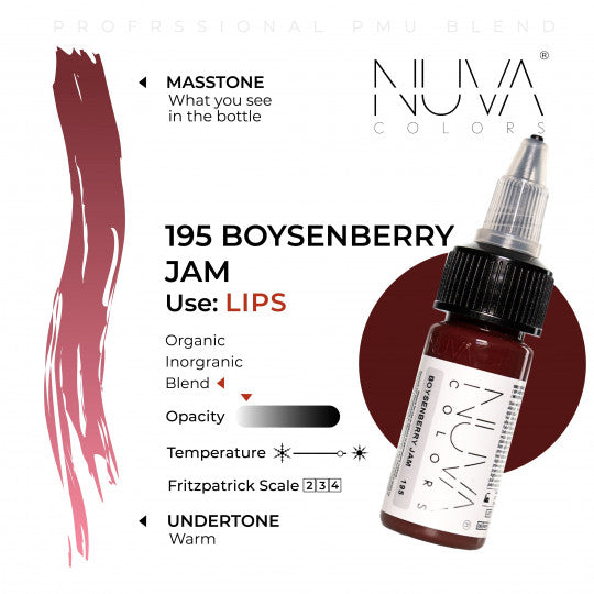 Nuva Colors 195 Boysenberry Jam 15ml (1/2oz)