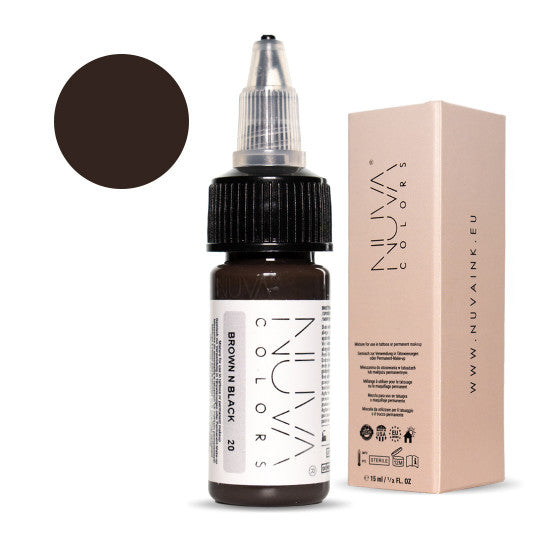 Nuva Colors 20 Brown n Black 15ml (1/2oz)