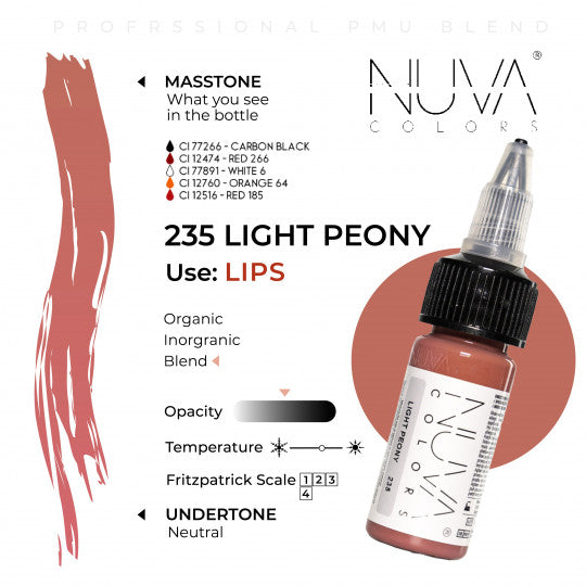 Nuva Colors 235 Light Peony 15ml (1/2oz)